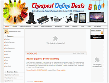 Tablet Screenshot of cheapestonlinedeals.com